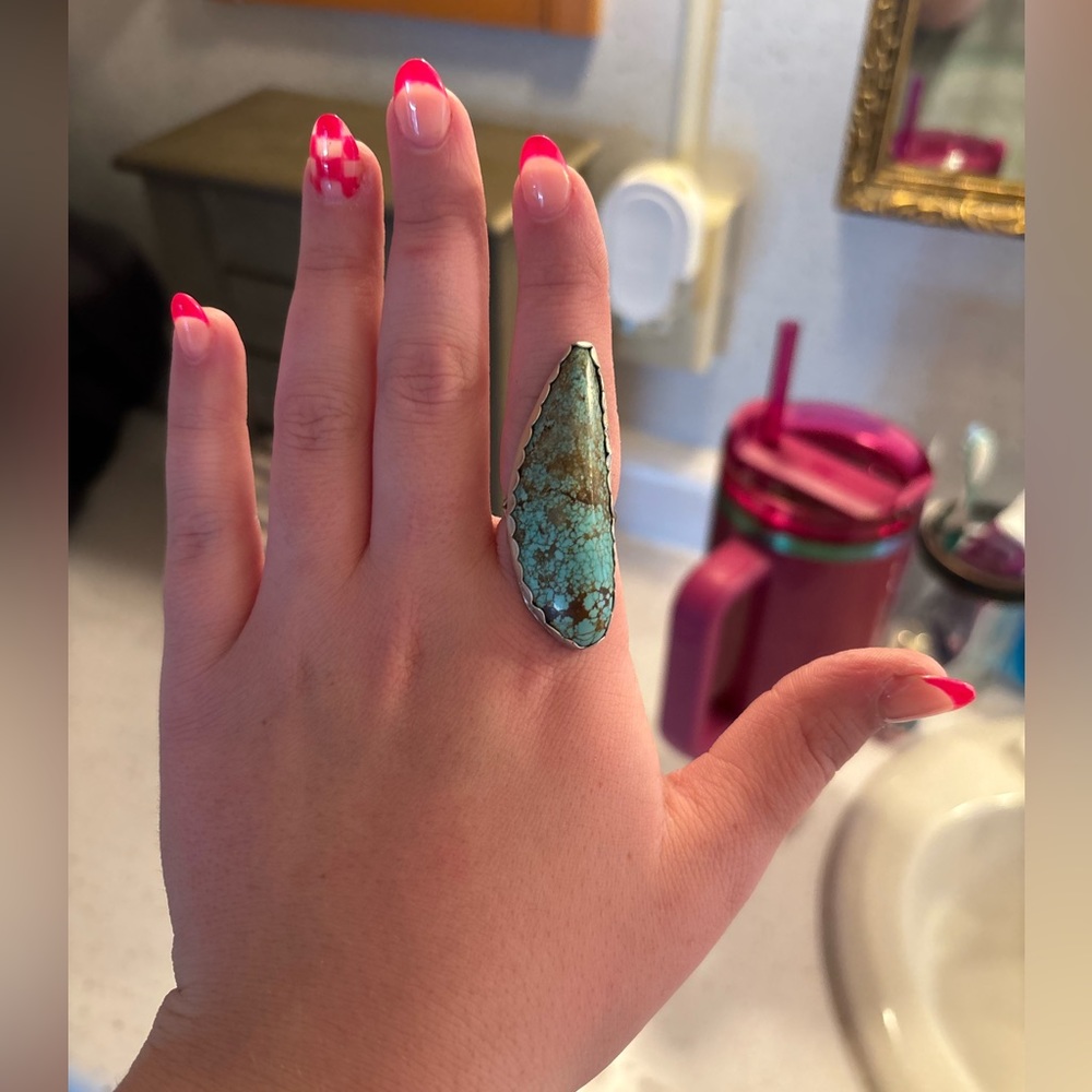 Authentic Turquoise Statement Ring